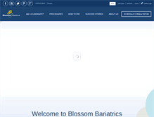 Tablet Screenshot of blossombariatrics.com